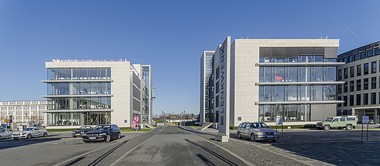 Neubau der Bürogebäude Twin I+II, Bielefeld, Am Lenkwerk 3–5